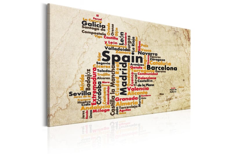 Tavla Spanish Cities (ES) 120x80 - Inredning - Tavlor & konst - Canvastavlor
