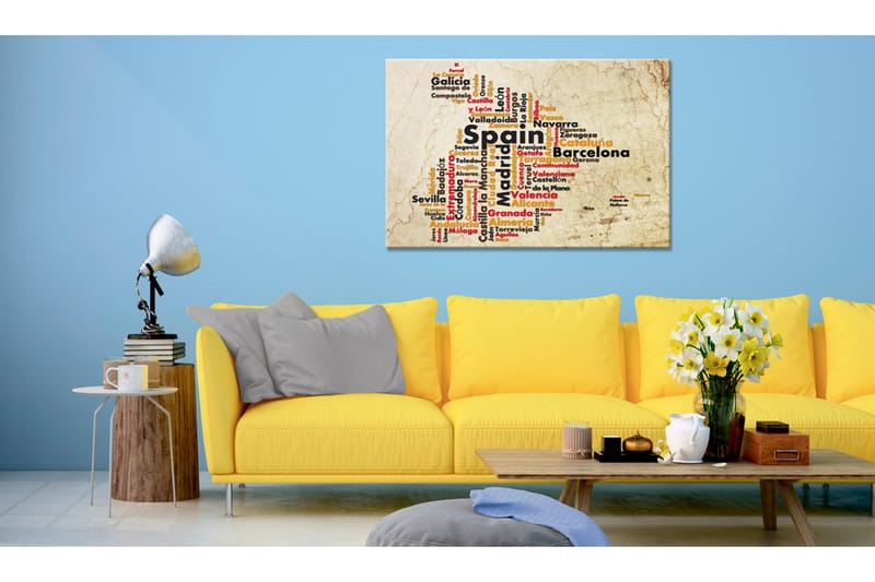 Tavla Spanish Cities (ES) 120x80 - Inredning - Tavlor & konst - Canvastavlor