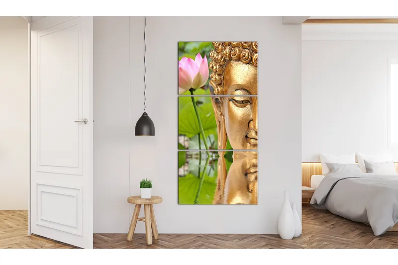 Tavla Statue With A Flower 30x60 - Artgeist sp. z o. o. - Inredning - Tavlor & konst - Canvastavlor