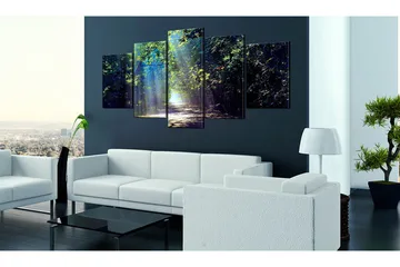 Tavla Sunny Forest Path 100x50 - Artgeist sp. z o. o. - Inredning - Tavlor & konst - Canvastavlor