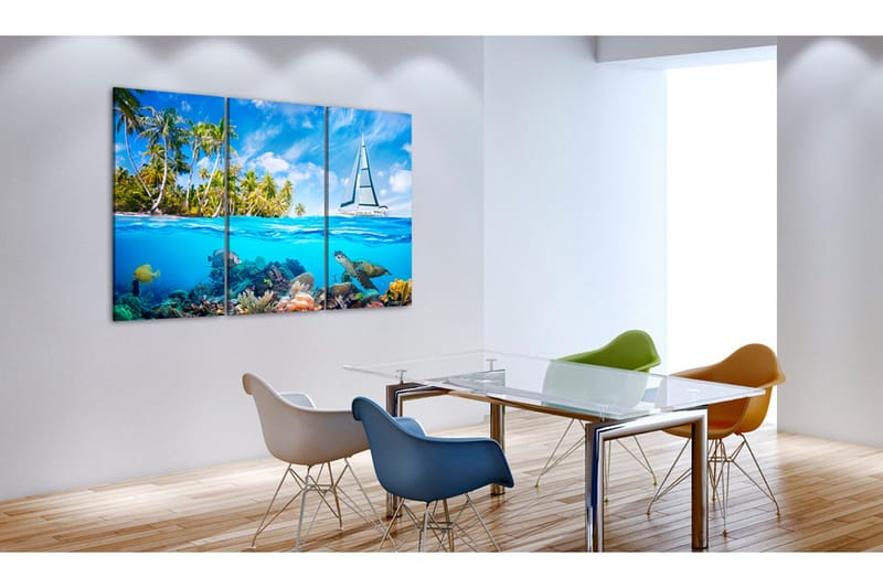 Tavla Sunny Holidays 120x80 - Artgeist sp. z o. o. - Inredning - Tavlor & konst - Canvastavlor