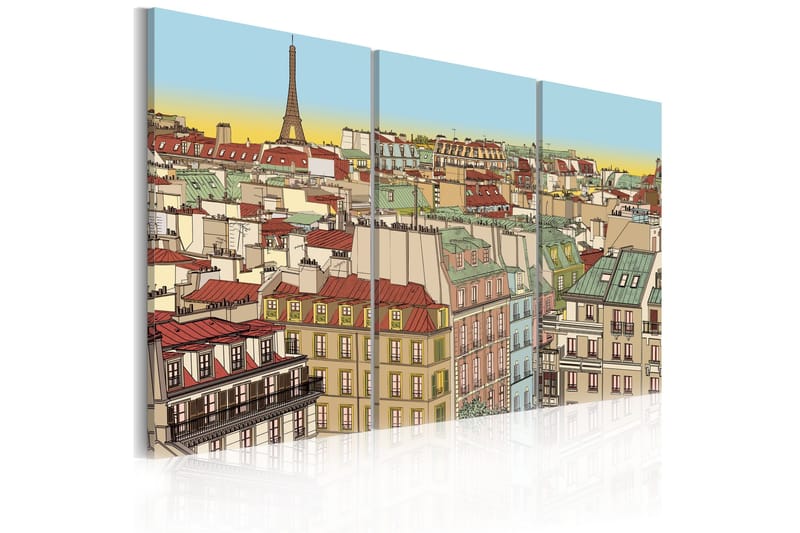Tavla Sweet Paris 120x80 - Artgeist sp. z o. o. - Inredning - Tavlor & konst - Canvastavlor