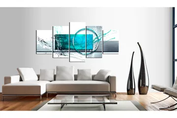 Tavla Turquoise Expression 100x50 - Artgeist sp. z o. o. - Inredning - Tavlor & konst - Canvastavlor