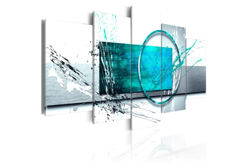 Tavla Turquoise Expression 100x50 - Artgeist sp. z o. o. - Inredning - Tavlor & konst - Canvastavlor