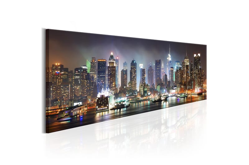 Tavla White Reflections In New York 120x40 - Artgeist sp. z o. o. - Inredning - Tavlor & konst - Canvastavlor
