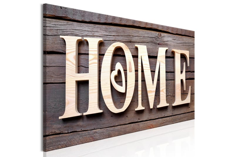 Tavla Wooden Home (1 Part) Narrow 120x40 - Inredning - Tavlor & konst - Canvastavlor