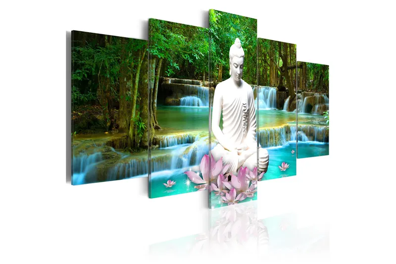 Tavla Zen Waterfall 200x100 - Artgeist sp. z o. o. - Inredning - Tavlor & konst - Canvastavlor