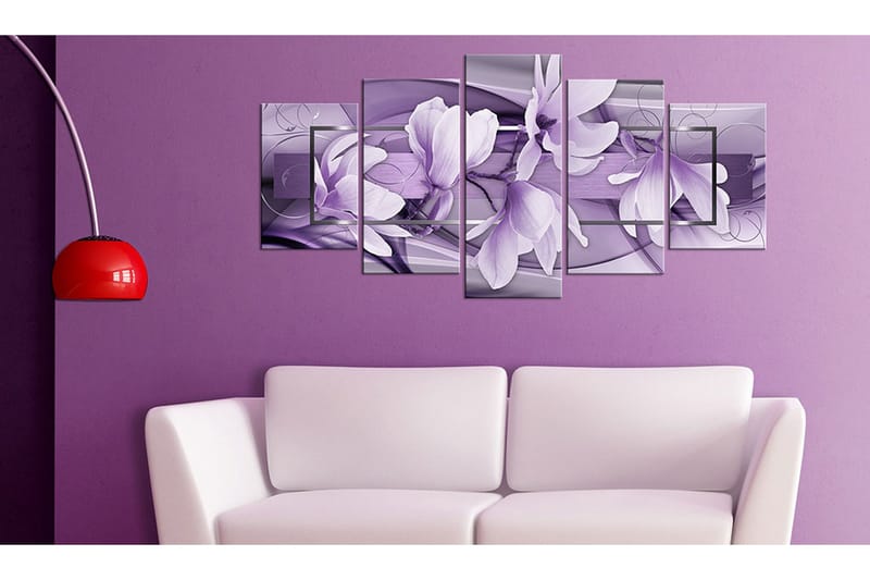 Tavla Purple Wave 100x50 - Artgeist sp. z o. o. - Inredning - Tavlor & konst - Canvastavlor