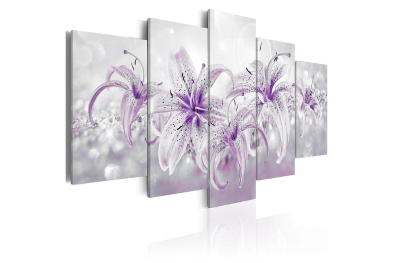 Tavla Purple Graces 200x100 - Artgeist sp. z o. o. - Inredning - Tavlor & konst - Canvastavlor