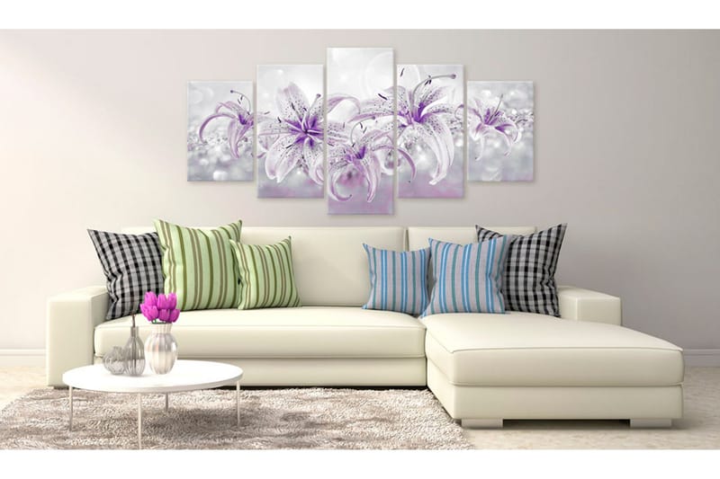 Tavla Purple Graces 200x100 - Artgeist sp. z o. o. - Inredning - Tavlor & konst - Canvastavlor
