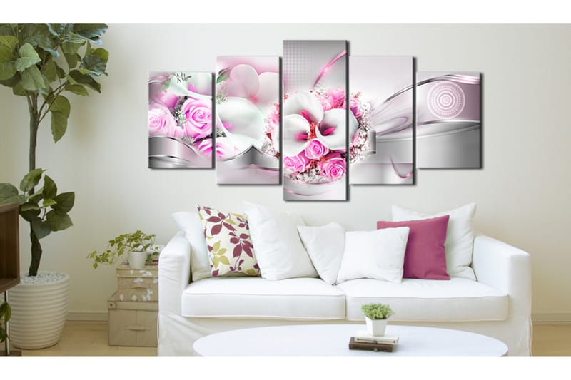 Tavla Pink Marriage 100x50 - Artgeist sp. z o. o. - Inredning - Tavlor & konst - Canvastavlor