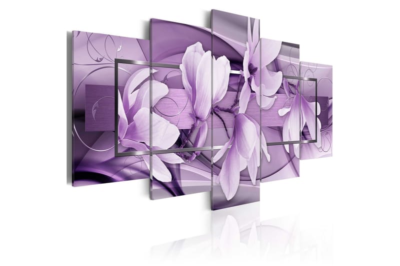 Tavla Purple Wave 100x50 - Artgeist sp. z o. o. - Inredning - Tavlor & konst - Canvastavlor