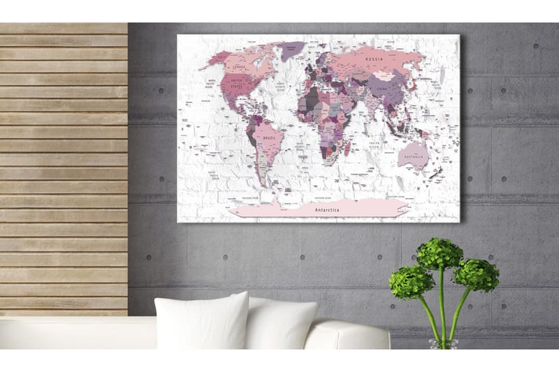 Tavla Pink Frontiers 120x80 - Artgeist sp. z o. o. - Inredning - Tavlor & konst - Canvastavlor