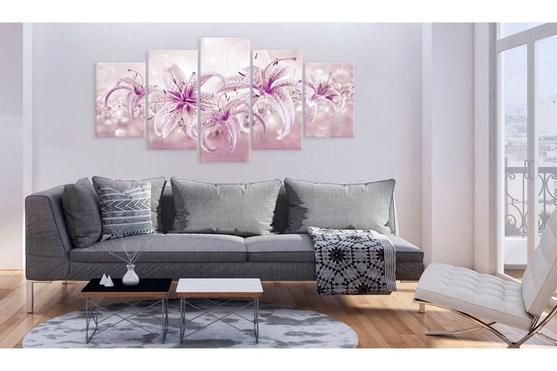 Tavla Purple Harmony 200x100 - Artgeist sp. z o. o. - Inredning - Tavlor & konst - Canvastavlor