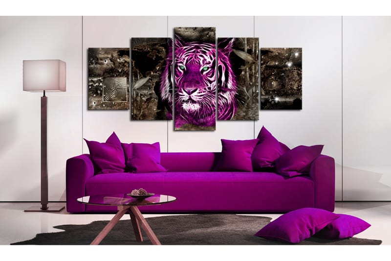 Tavla Purple King 100x50 - Artgeist sp. z o. o. - Inredning - Tavlor & konst - Canvastavlor