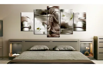 Tavla Pensive Buddha 100x50 - Artgeist sp. z o. o. - Inredning - Tavlor & konst - Canvastavlor