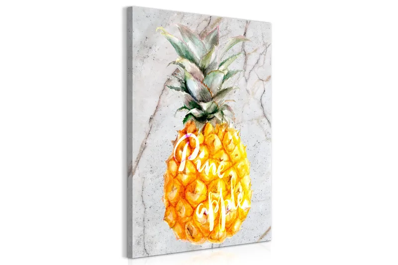 Tavla Pineapple and Marble (1 Part) Vertical 40x60 - Artgeist sp. z o. o. - Inredning - Tavlor & konst - Canvastavlor