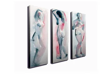 Väggdekor Canvas Målning 3 Delar - Inredning - Tavlor & konst - Canvastavlor