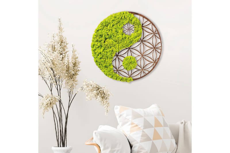 Yin Yang Canvastavla - 44x44 cm - Inredning - Tavlor & konst - Canvastavlor