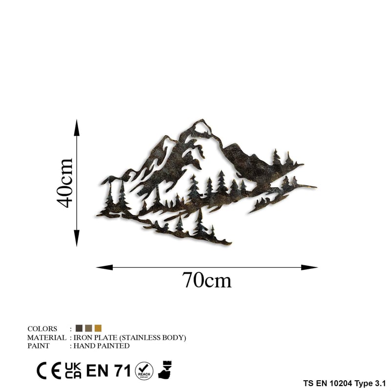 Fjell Väggdekor - Inredning - Tavlor & konst - Posters & prints