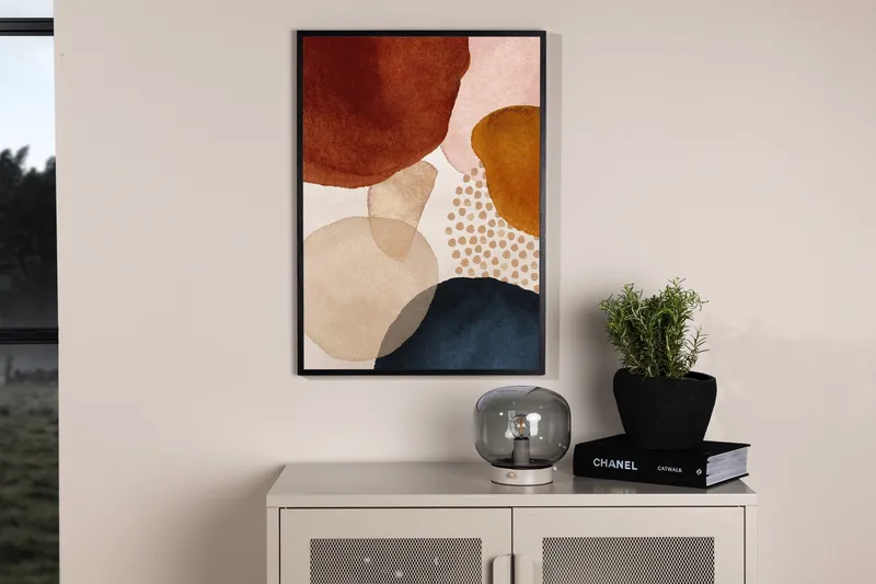 Poster Circles 21x30 cm - Beige - Inredning - Tavlor & konst - Posters & prints