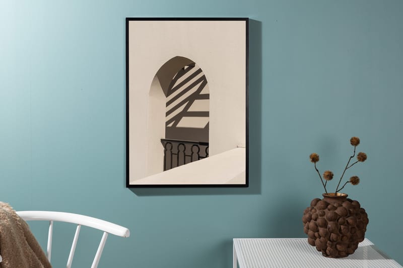 Poster Balcony 21x30 cm - Vit - Inredning - Tavlor & konst - Posters & prints