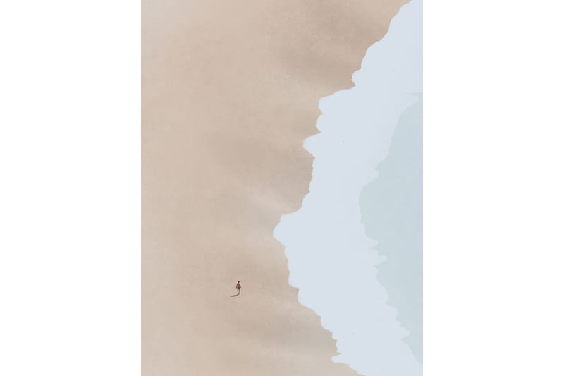 Poster Beach 30x40 cm - Beige - Inredning - Tavlor & konst - Posters & prints