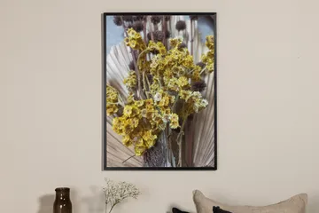 Poster Bouquet 70x100 cm - Grön/Gul - Inredning - Tavlor & konst - Posters & prints