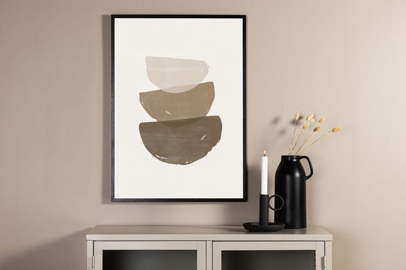 Poster Brush strokes 30x40 cm - Beige - Inredning - Tavlor & konst - Posters & prints