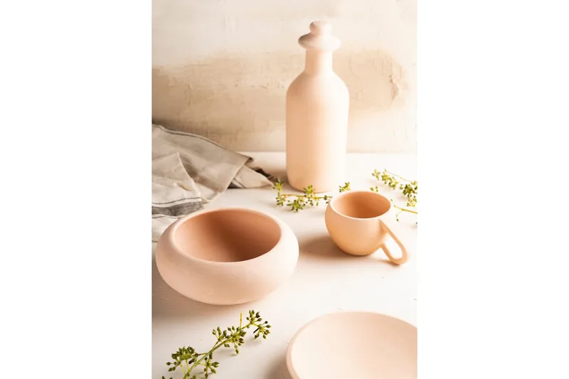 Poster Ceramics 21x30 cm - Beige - Inredning - Tavlor & konst - Posters & prints