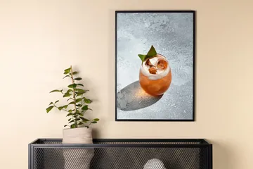 Poster Drink 70x100 cm - Grå - Inredning - Tavlor & konst - Posters & prints