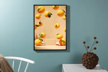 Poster Lemons 70x100 cm - Beige - Inredning - Tavlor & konst - Posters & prints