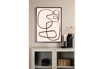 Poster Line art 30x40 cm - Vit/Svart - Inredning - Tavlor & konst - Posters & prints