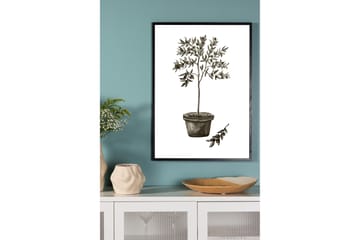 Poster Olive 21x30 cm - Vit/Grön - Inredning - Tavlor & konst - Posters & prints