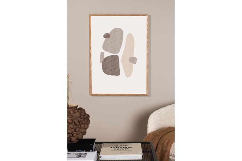 Poster Shapes 30x40 cm - Svart/Vit - Inredning - Tavlor & konst - Posters & prints