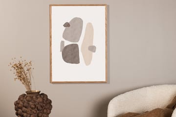 Poster Shapes 70x100 cm - Svart/Vit - Inredning - Tavlor & konst - Posters & prints
