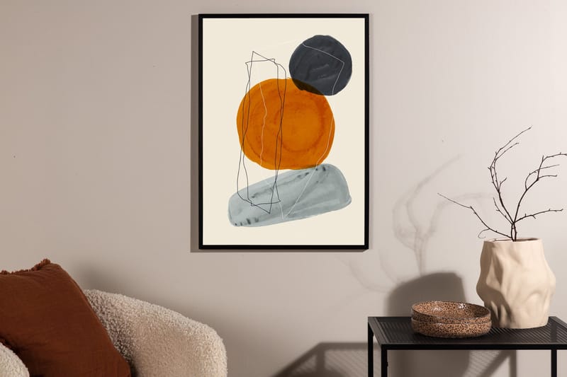 Poster Stones 21x30 cm - Beige - Inredning - Tavlor & konst - Posters & prints