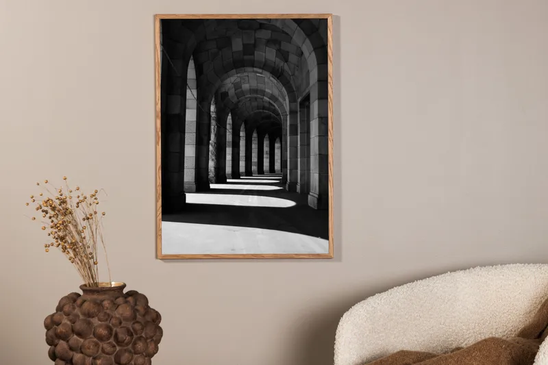 Poster Walkway 50x70 cm - Beige - Inredning - Tavlor & konst - Posters & prints