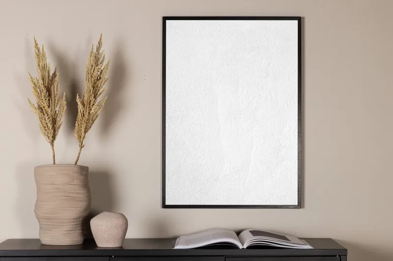 Poster White Reveted 21x30 cm - Vit - Inredning - Tavlor & konst - Posters & prints
