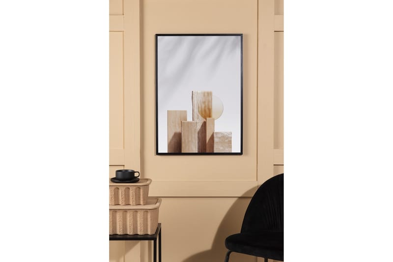Poster Wooden Blocks 50x70 cm - Beige - Inredning - Tavlor & konst - Posters & prints