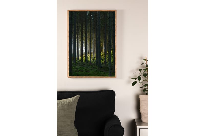 Poster Woods 21x30 cm - Svart/Grön - Inredning - Tavlor & konst - Posters & prints