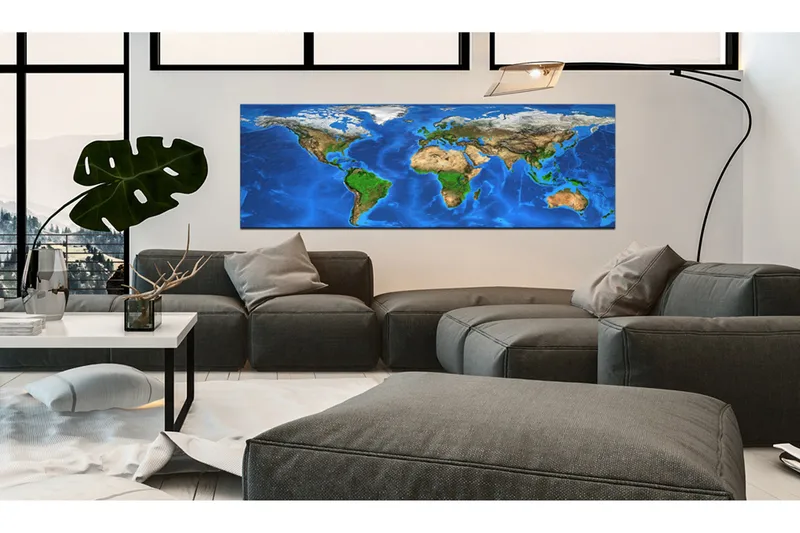 Tavla Magnificent World 135x45 cm - Inredning - Tavlor & konst - Canvastavlor
