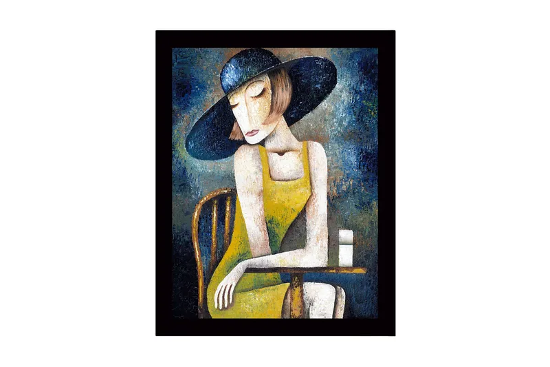 Tavla med Ram Flerfärgad - 41x56 cm - Inredning - Tavlor & konst