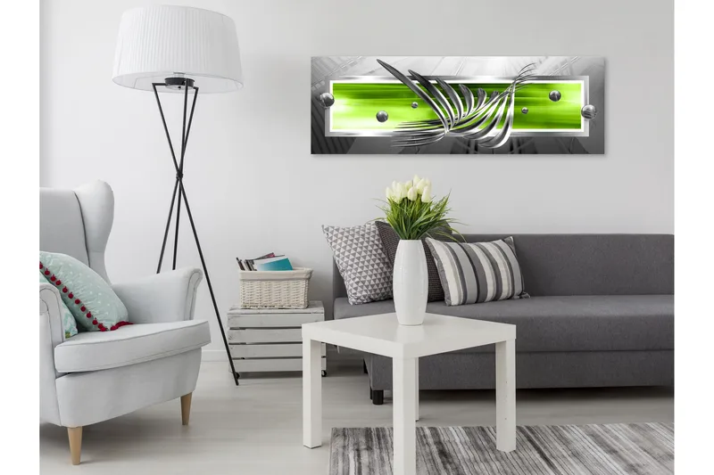 Tavla Silver Wings (1 Part) Narrow Green 150x50