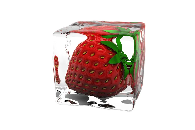 Tavla Strawberry - 30x30 cm - Inredning - Tavlor & konst