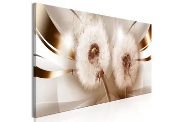 Tavla Two Dandelions (1 Part) Narrow 135x45 - Inredning - Tavlor & konst - Canvastavlor