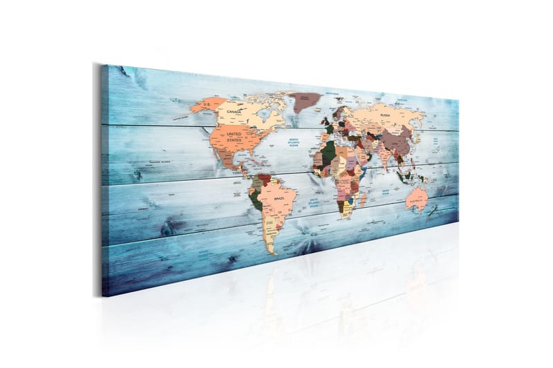 Tavla World Maps Sapphire Travels 135x45 cm