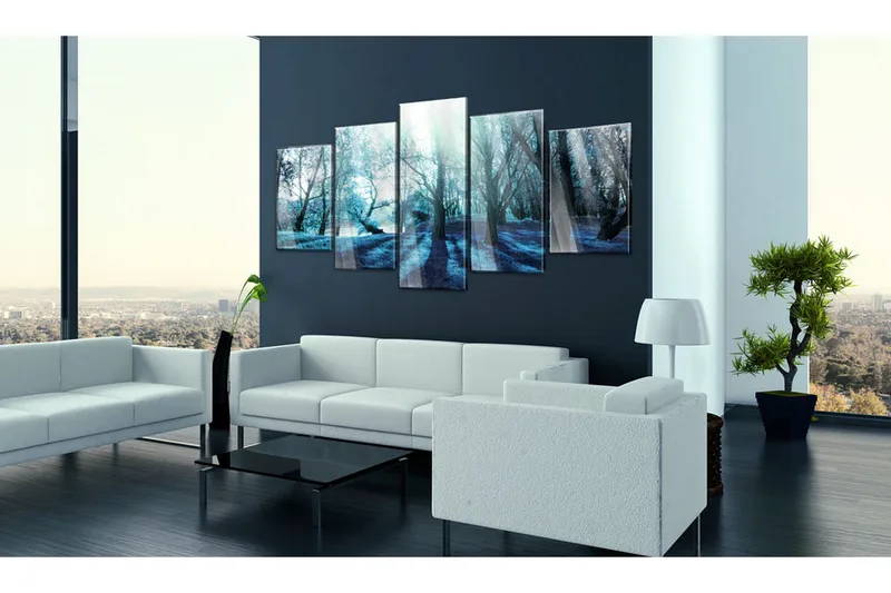 Tavla På Akryl Blue Glade 100x50 - Artgeist sp. z o. o. - Inredning - Tavlor & konst