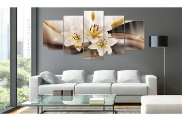 Tavla På Akryl Shiny Lily 100x50 - Artgeist sp. z o. o. - Inredning - Tavlor & konst