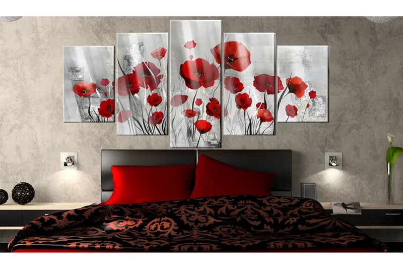 Tavla På Akryl Scarlet Cloud 100x50 - Artgeist sp. z o. o. - Inredning - Tavlor & konst